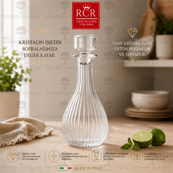 Rcr Crıstallerıa Italıana Timeless Karaf