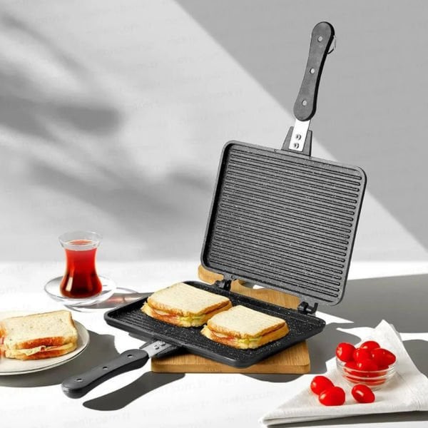 NEHİR ALÜMİNYUM DÖKÜM LÜKS  TOST TAVASI KÜÇÜK