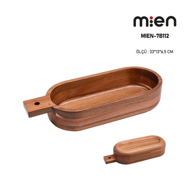 7B112 AKASYA OVAL KULPLU DERİN SUNUMLUK