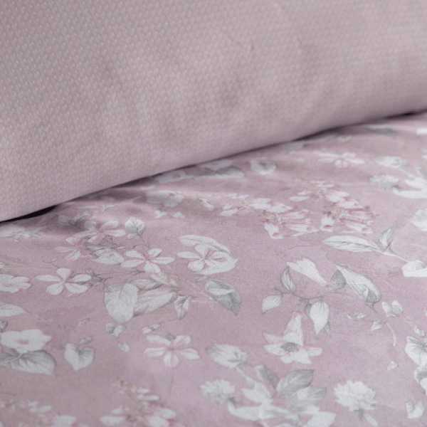 Franny Elegance Rose Pamuk Saten Çift Kişilik Nevresim Takımı