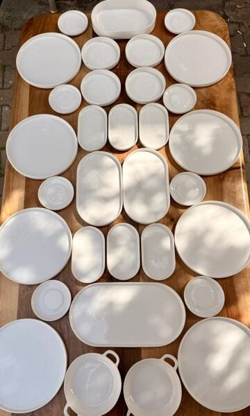 32 PARÇA CAPİTAL PORSELEN 5 ÇAYI & KAHVALTI SET (KİŞİ ADEDİ SEÇİNİZ)