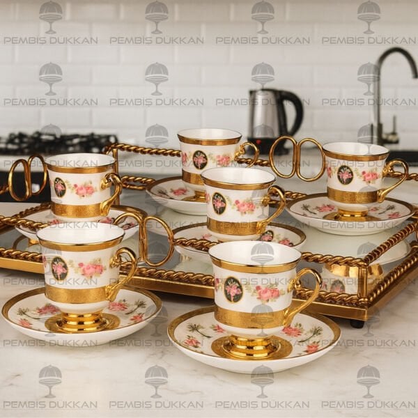 6 KİŞİLİK AYAKLI MODDOX FİNCAN TAKIMI