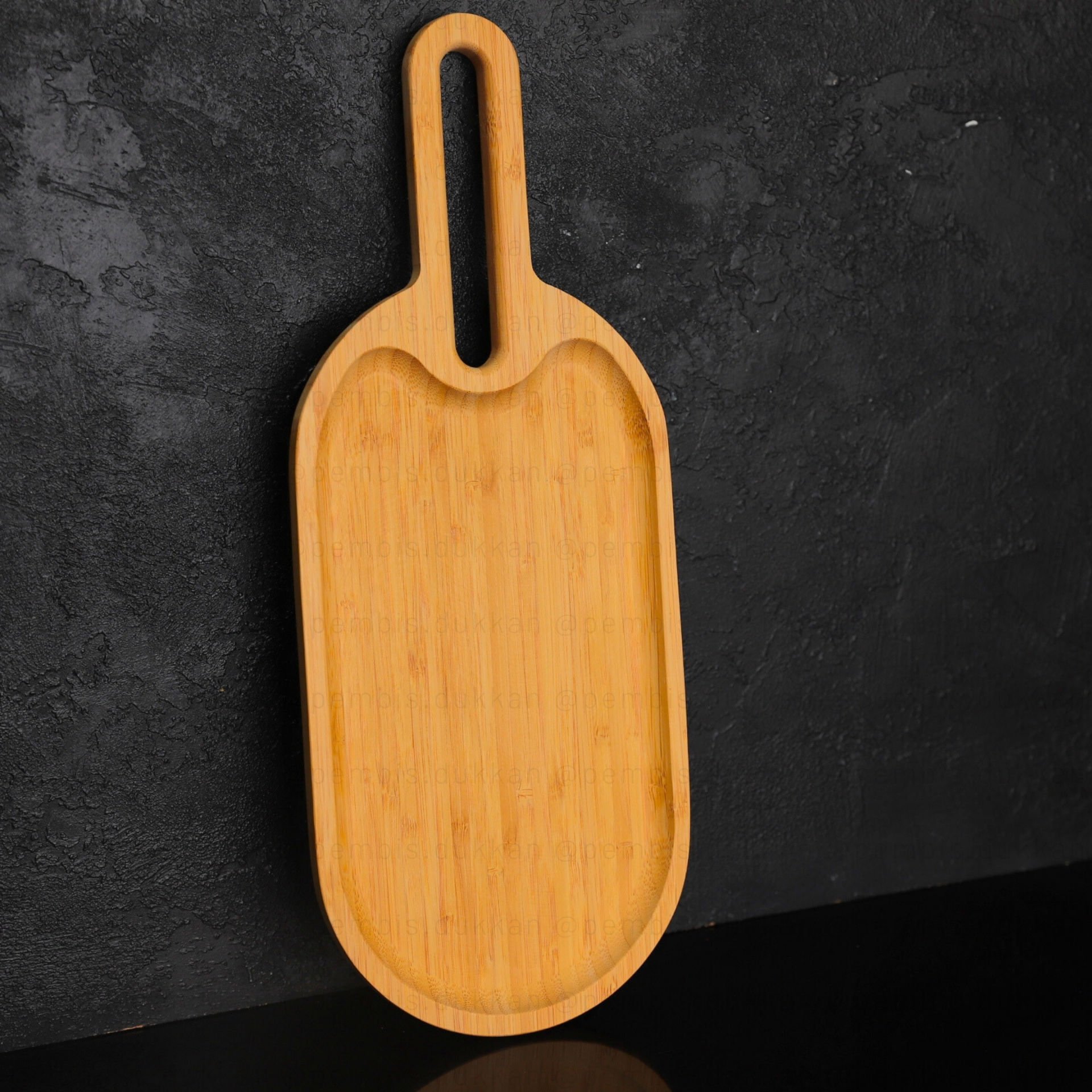 7B119 BAMBU OVAL SUNUMLUK KÜÇÜK