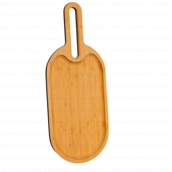7B119 BAMBU OVAL SUNUMLUK KÜÇÜK