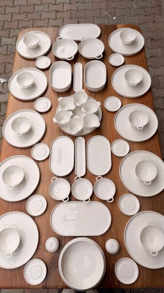 53 PARÇA CAPİTAL PORSELEN 5 ÇAYI & KAHVALTI SET (KİŞİ ADEDİ SEÇİNİZ)