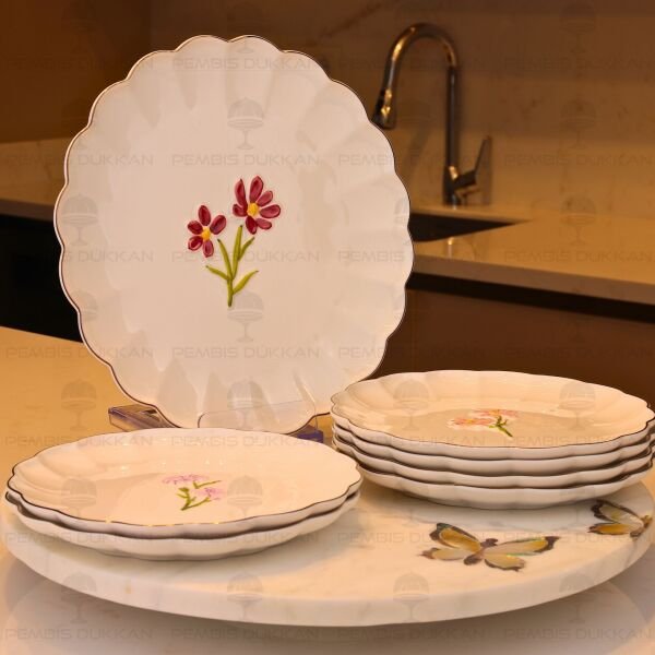 ROYAL CHARME-FLORİA 7 PARÇA PASTA SETİ (P/ROY-0142)