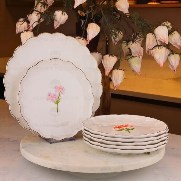 ROYAL CHARME-FLORİA 7 PARÇA PASTA SETİ (P/ROY-0142)