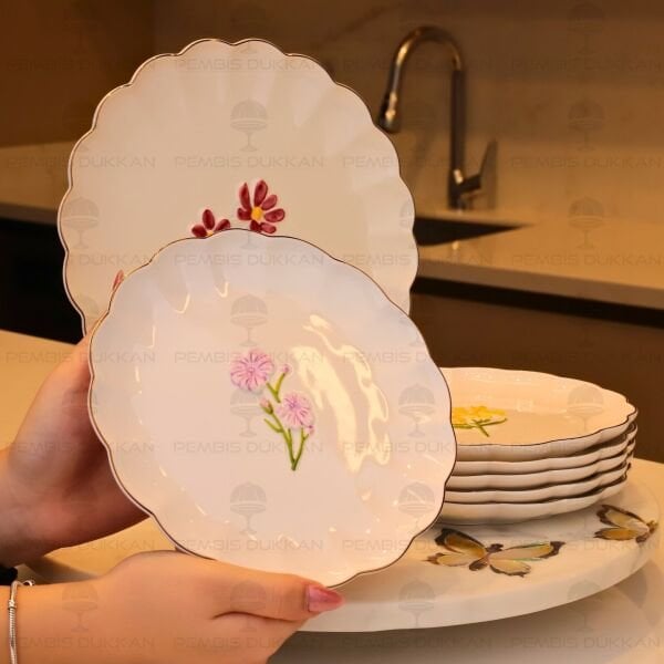 ROYAL CHARME-FLORİA 7 PARÇA PASTA SETİ (P/ROY-0142)