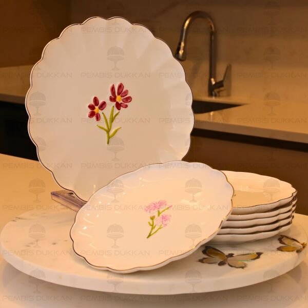 ROYAL CHARME-FLORİA 7 PARÇA PASTA SETİ (P/ROY-0142)