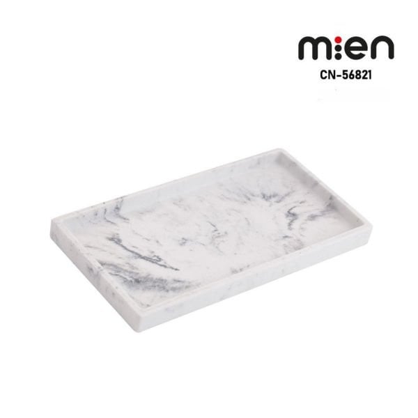 POLYRESİN MERMER GÖRÜNÜMLÜ DİKDÖRTGEN ALTLIK (56821)