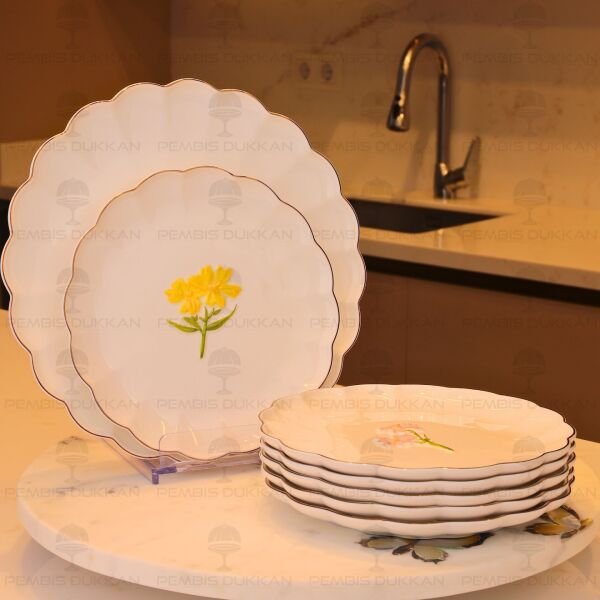 ROYAL CHARME-FLORİA 7 PARÇA PASTA SETİ (P/ROY-0142)