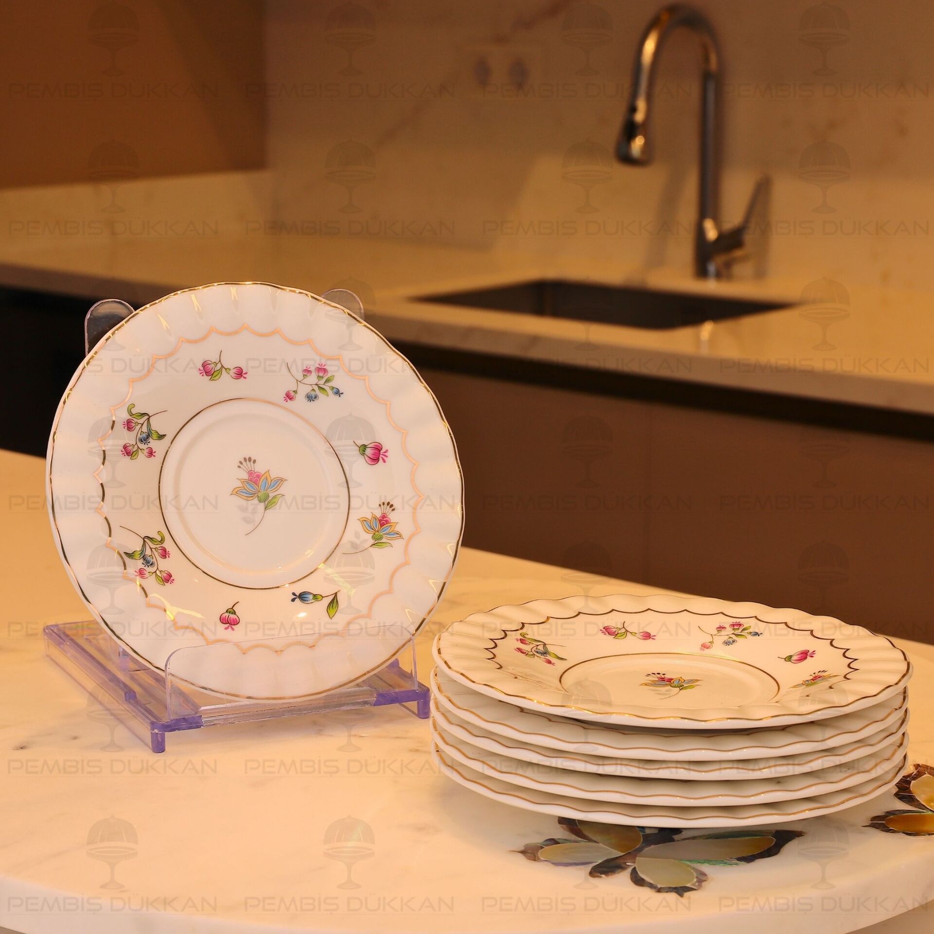 ROYAL CHARME-BLOSSOM 6'LI ÇAY TABAĞI (P/ROY-0137)