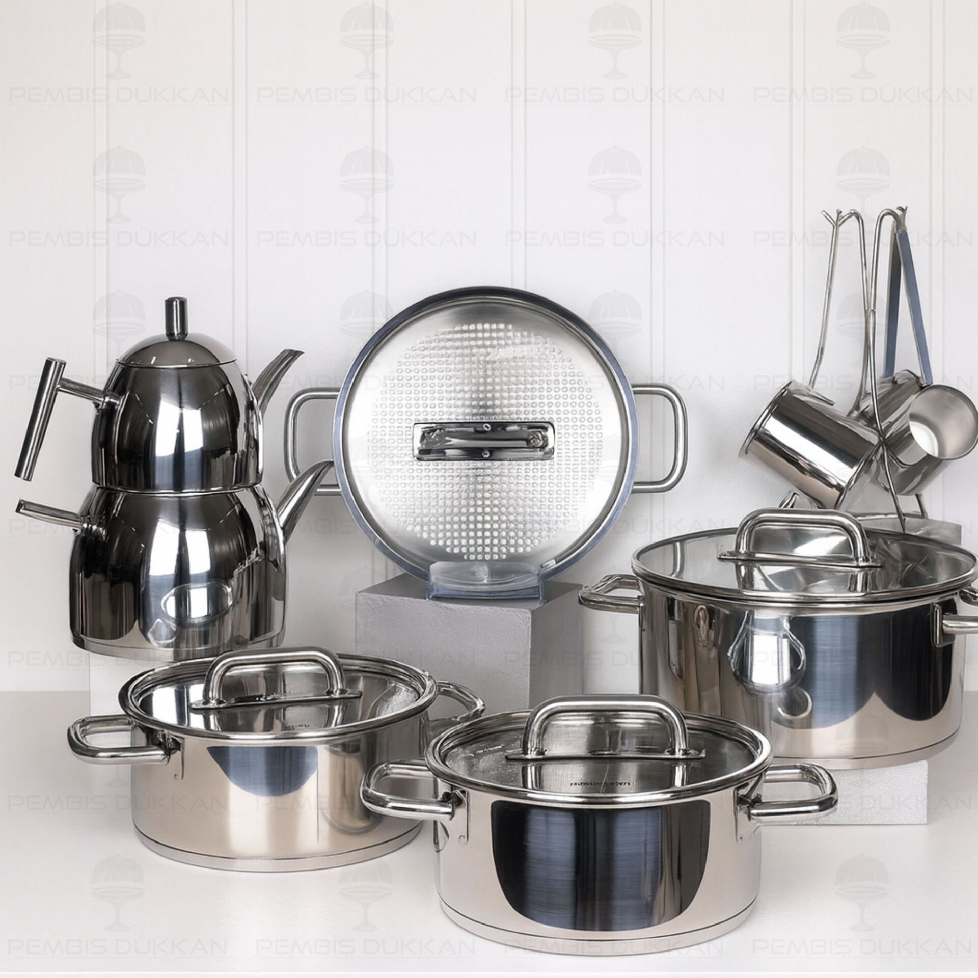 13 PARÇA APOLLO ÇELİK TENCERE SET