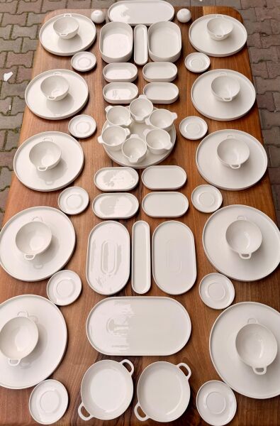 57 PARÇA CAPİTAL PORSELEN 5 ÇAYI & KAHVALTI SET NO 1 (KİŞİ ADEDİ SEÇİNİZ)