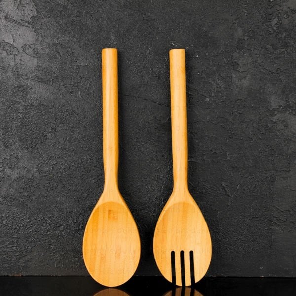 BAMBU 2Lİ KAŞIK SET (7B153)