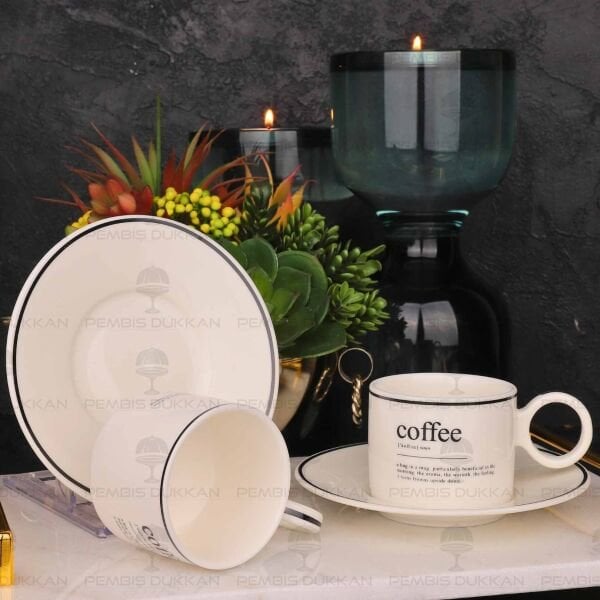 COFFEE MİNİMAL 2 KİŞİLİK FİNCAN TAKIMI