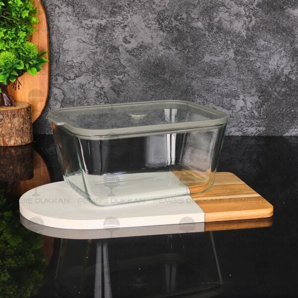 HIELO GRİ 4 LÜ CAM VAKUMLU SAKLAMA KABI (6664)