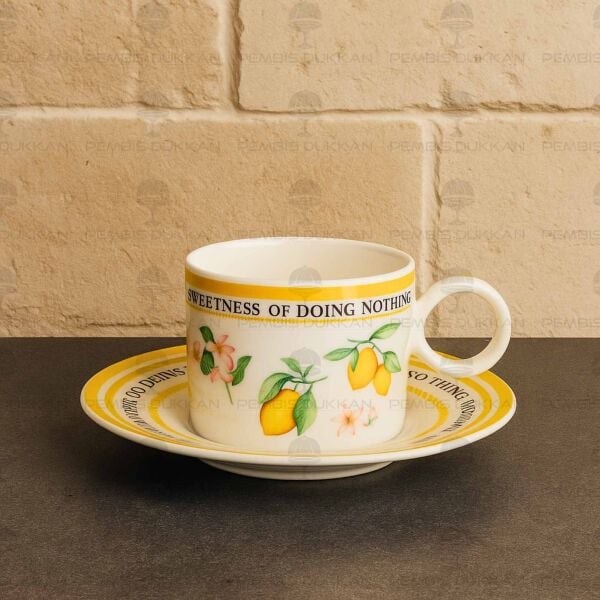 LİMONLU 2 KİŞİLİK FİNCAN TAKIMI