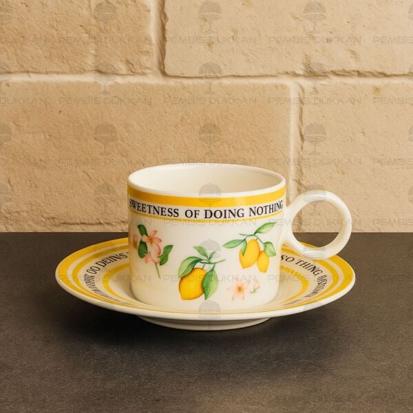 LİMONLU 2 KİŞİLİK FİNCAN TAKIMI
