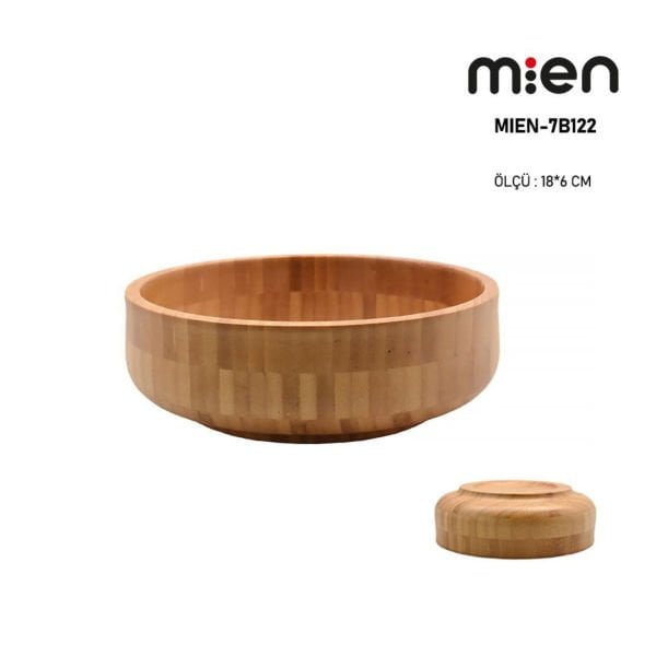 7B122 BAMBU 18 CM ORTA BOY BOHEM KASE 1 ADET