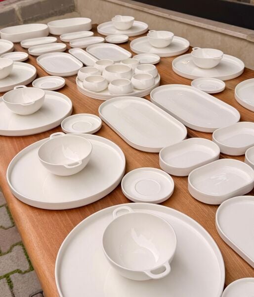 57 PARÇA  CAPİTAL PORSELEN 5 ÇAYI & KAHVALTI SET NO 2 (KİŞİ ADEDİ SEÇİNİZ)