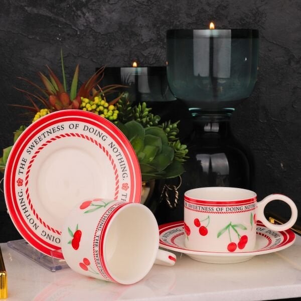 KİRAZLI 2 KİŞİLİK FİNCAN TAKIMI