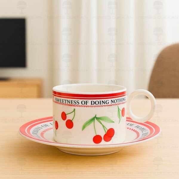 KİRAZLI 2 KİŞİLİK FİNCAN TAKIMI