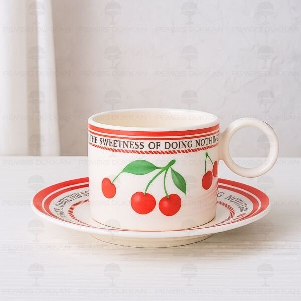 KİRAZLI 2 KİŞİLİK FİNCAN TAKIMI