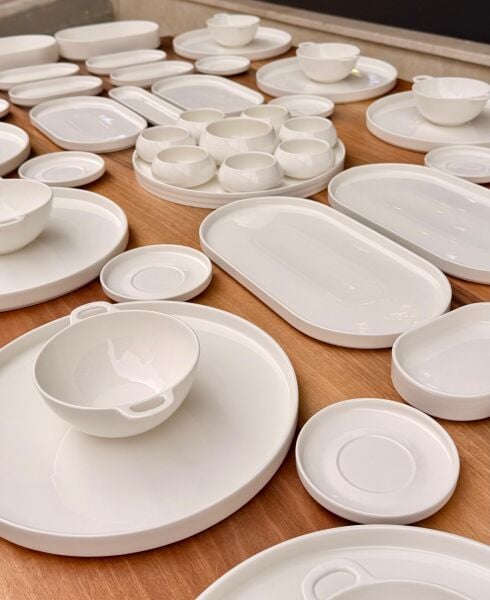 57 PARÇA  CAPİTAL PORSELEN 5 ÇAYI & KAHVALTI SET NO 2 (KİŞİ ADEDİ SEÇİNİZ)