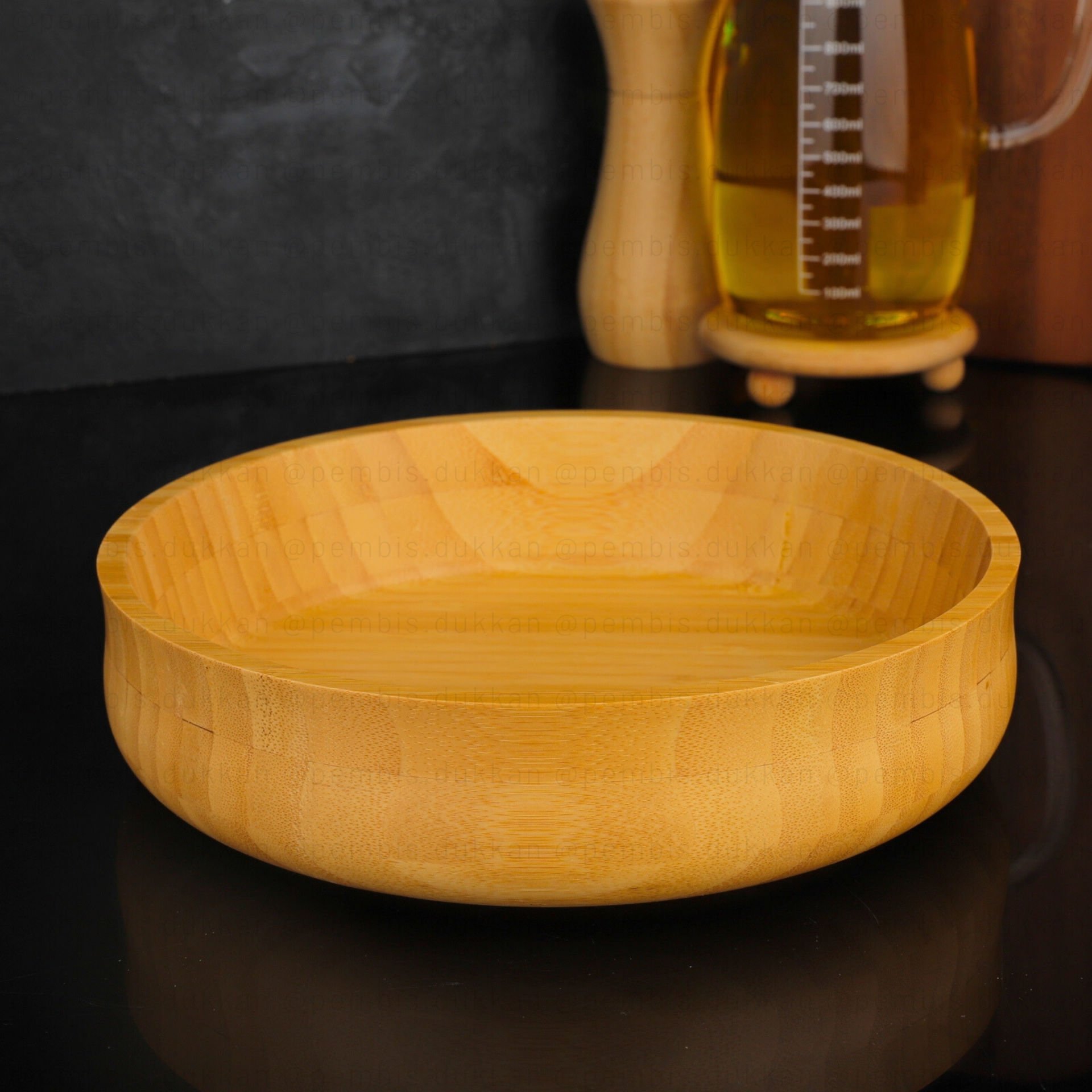 7B123  BAMBU 24 CM BÜYÜK BOY BOHEM KASE