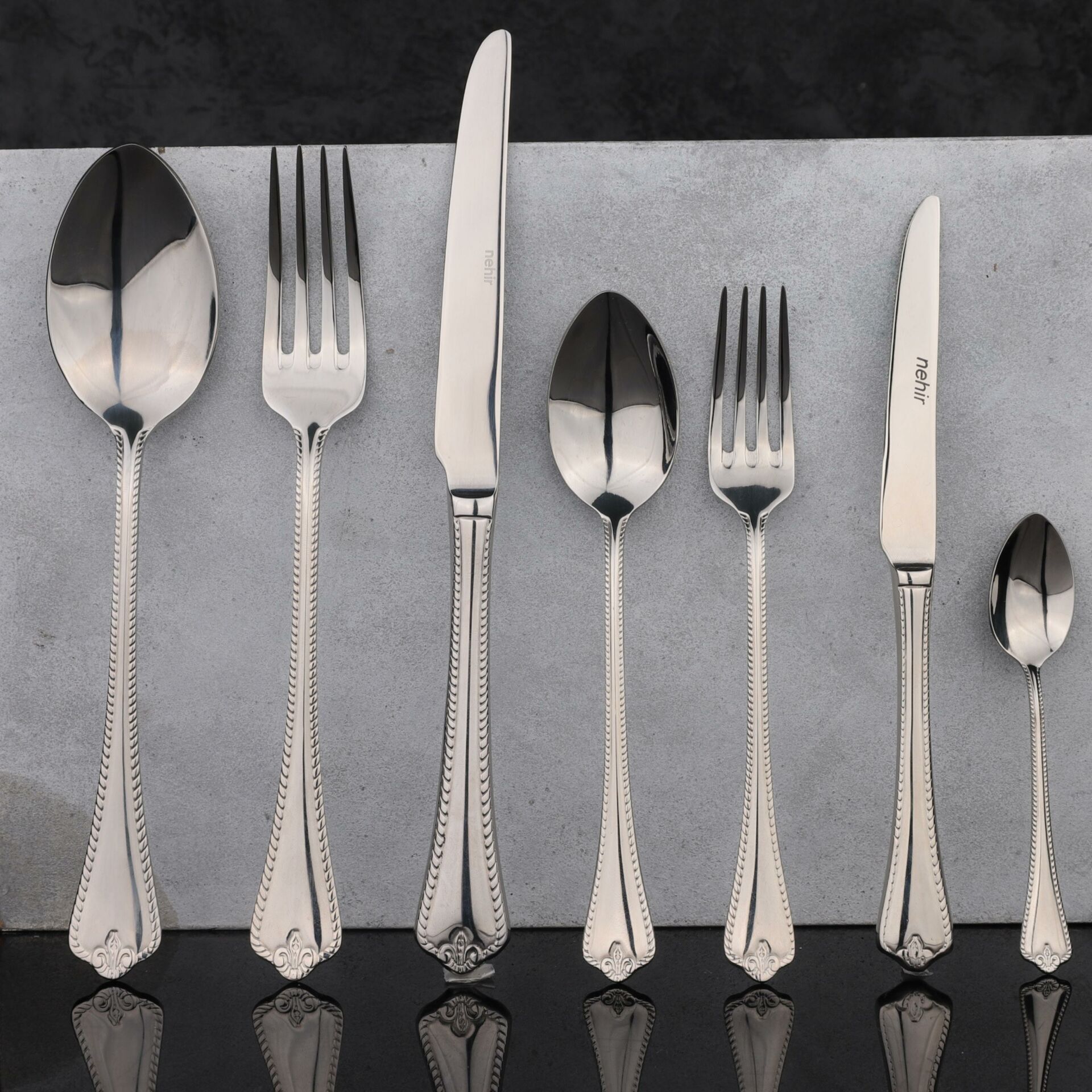 NEHİR FULYA SADE 84 PARÇA SET