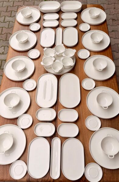 55 PARÇA CAPİTAL PORSELEN 5 ÇAYI & KAHVALTI SET (KİŞİ ADEDİ SEÇİNİZ)