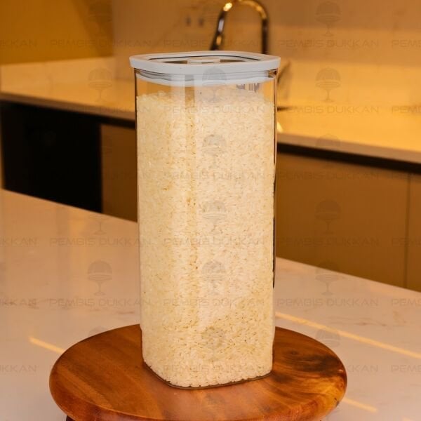 SNUG 2000ML GRİ SİLİKON VAKUM KAPAKLI KAVANOZ (6229)