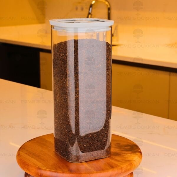 SNUG 2000ML GRİ SİLİKON VAKUM KAPAKLI KAVANOZ (6229)