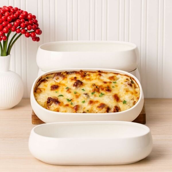 1 ADET VENTO Mien OVAL PORSELEN MASA ORTASI DERİN SALATA & MEZE SERVİS (25075)