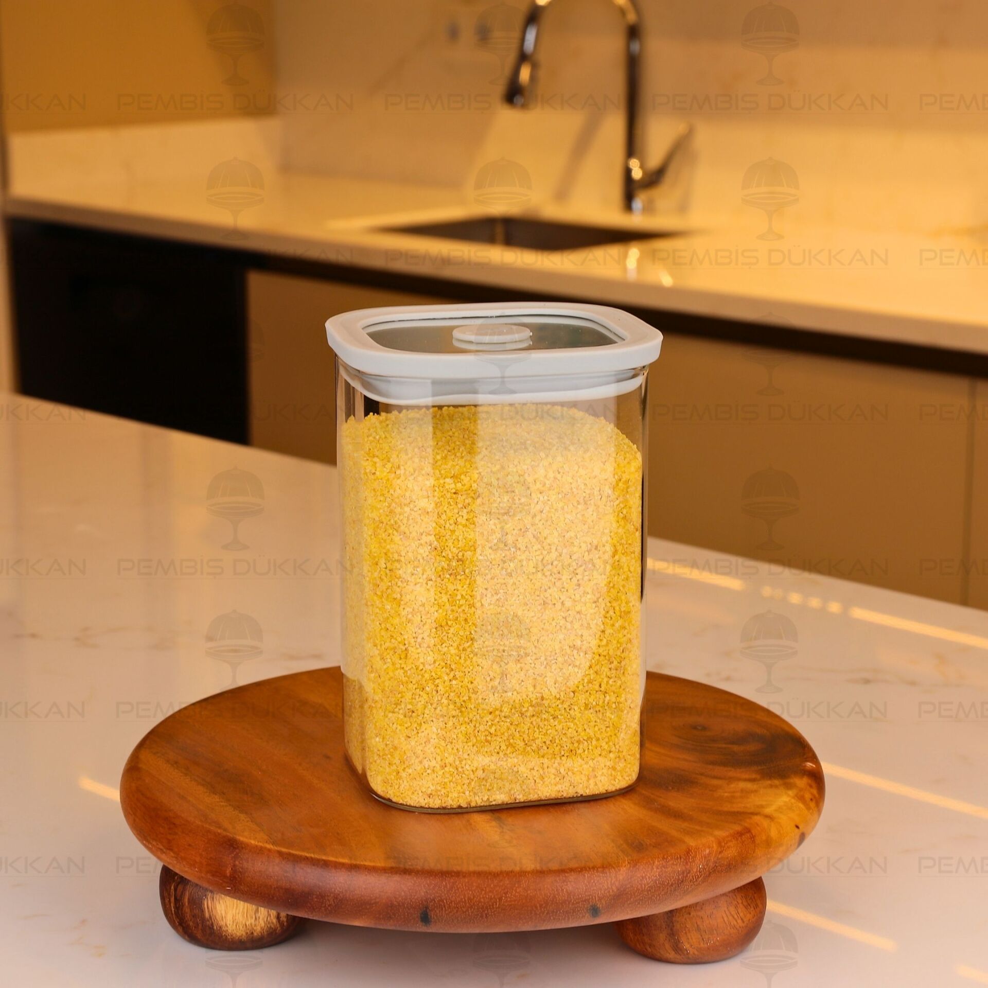 SNUG 1200ML GRİ SİLİKON VAKUM KAPAKLI KAVANOZ (6227)