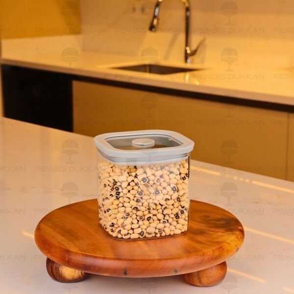 SNUG 750ML GRİ SİLİKON VAKUM VAKUM KAPAKLI KAVANOZ (6226)