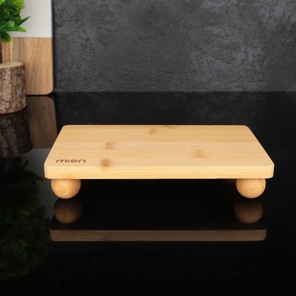 BAMBU TOP AYAKLI DİKDÖRTGEN SUNUMLUK KÜÇÜK (538)