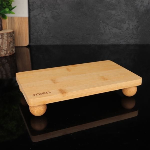 BAMBU TOP AYAKLI DİKDÖRTGEN SUNUMLUK KÜÇÜK (538)