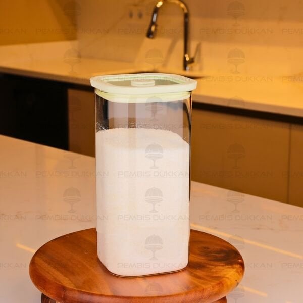 SNUG 1600ML KREM SİLİKON VAKUM KAPAKLI KAVANOZ (6228)