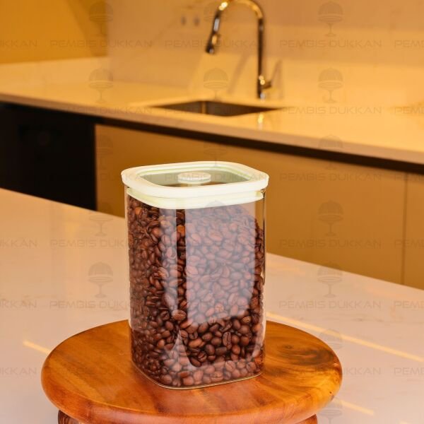 SNUG 1200ML KREM SİLİKON VAKUM KAPAKLI KAVANOZ (6227)