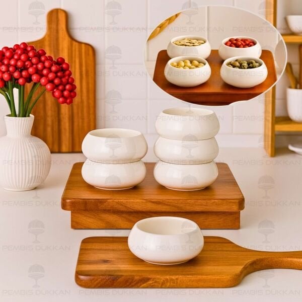 1 ADET VENTO Mien 8.5CM PORSELEN KÜÇÜK REÇEL KASE (25061)