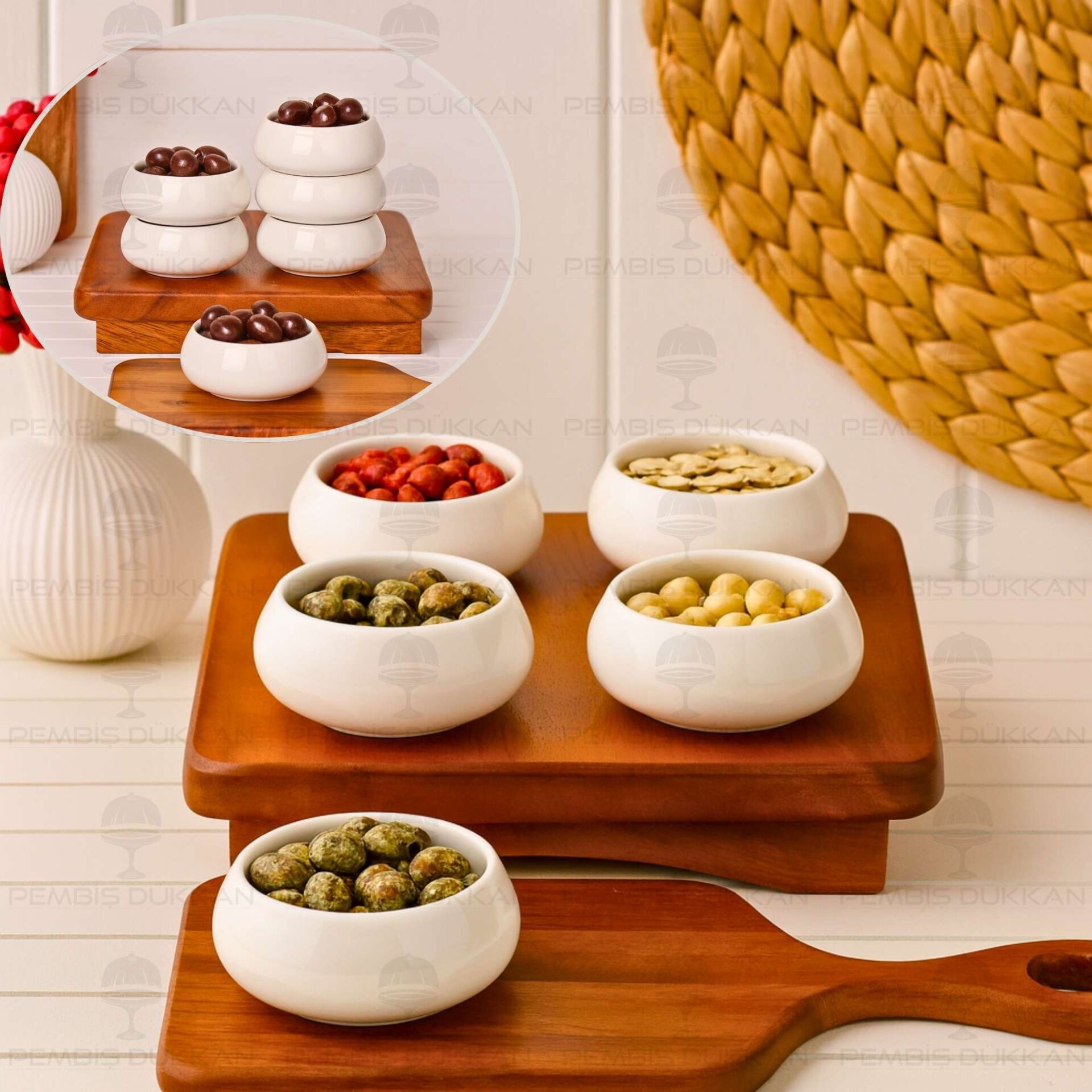 1 ADET VENTO Mien 8.5CM PORSELEN KÜÇÜK REÇEL KASE (25061)