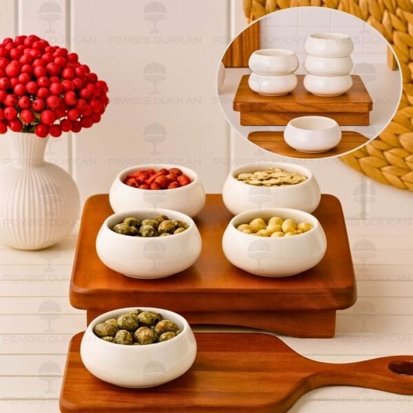 1 ADET VENTO Mien 8.5CM PORSELEN KÜÇÜK REÇEL KASE (25061)