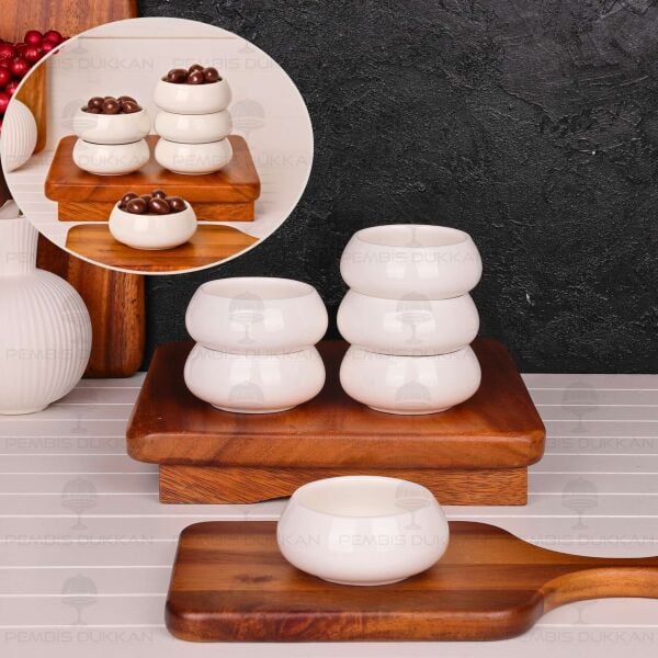 1 ADET VENTO Mien 8.5CM PORSELEN KÜÇÜK REÇEL KASE (25061)