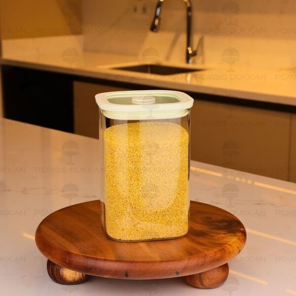 SNUG 1200ML KREM SİLİKON VAKUM KAPAKLI KAVANOZ (6227)