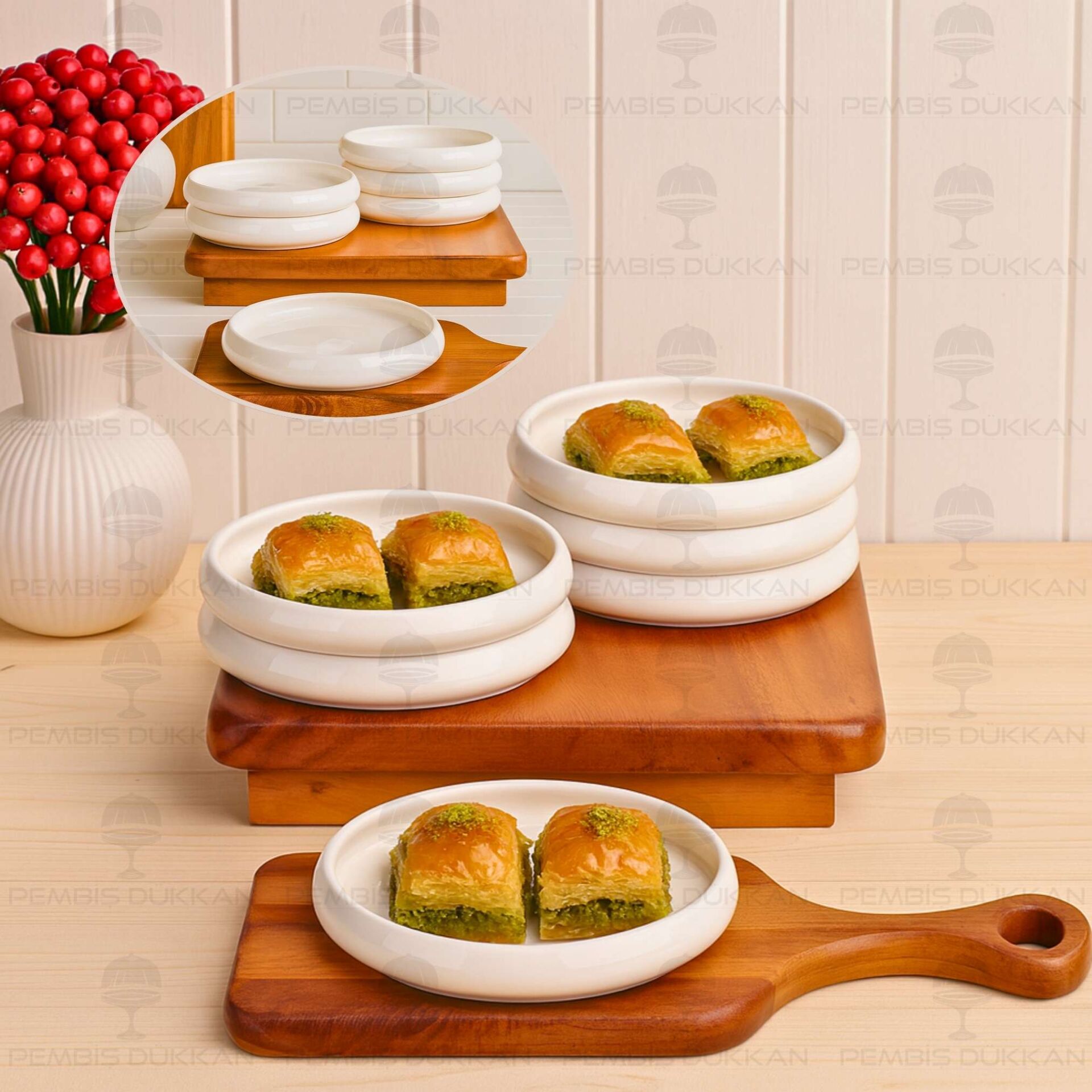 1 ADET VENTO Mien 14CM PORSELEN DÜZ KAHVALTILIK KASE (25067)