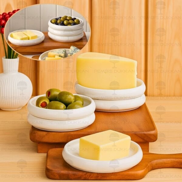 1 ADET VENTO Mien 14CM PORSELEN DÜZ KAHVALTILIK KASE (25067)