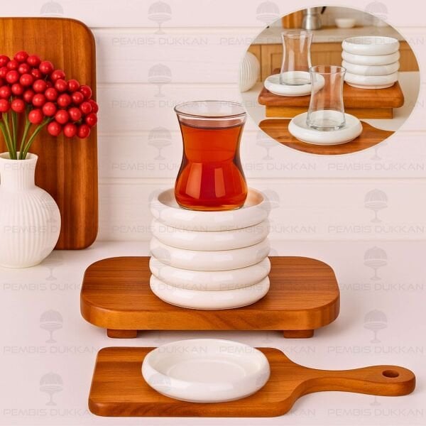 1 ADET VENTO Mien 11.5CM PORSELEN ÇAY TABAĞI (25074)