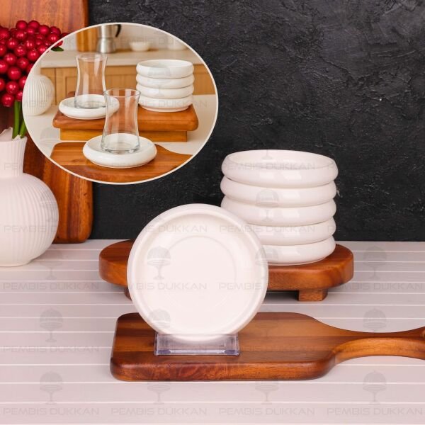 1 ADET VENTO Mien 11.5CM PORSELEN ÇAY TABAĞI (25074)